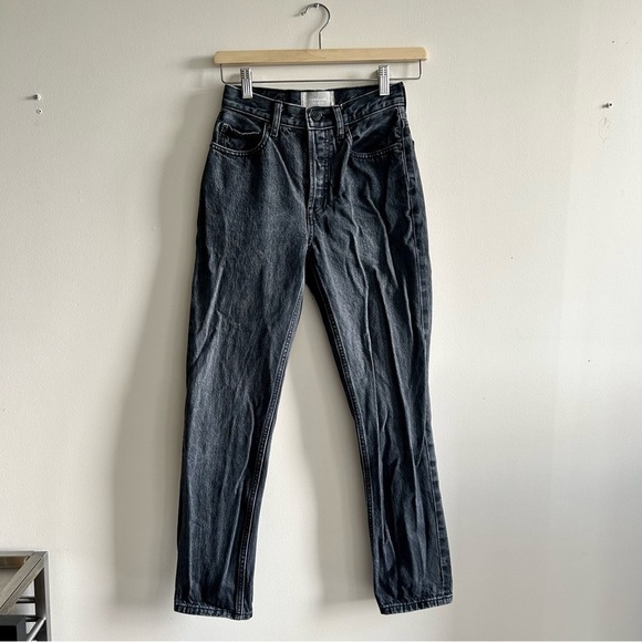 Everlane The Original Cheeky Jean Limited Edition Washed Charcoal Size 23 - Picture 6 of 11